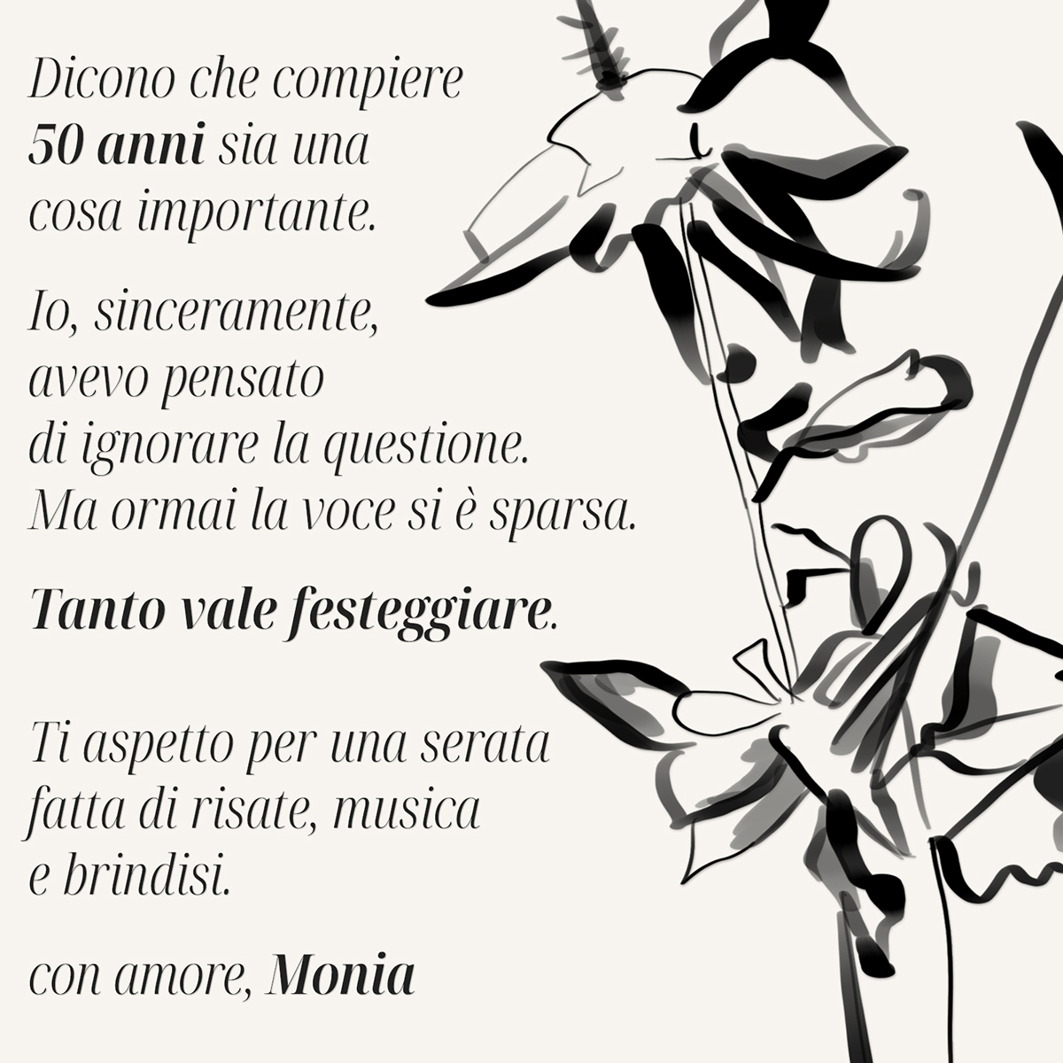 Festa 50 anni Monia